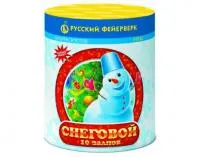 Батарея салютов Снеговой Р7212 купить от производителя Русский Фейерверк — Темрюк