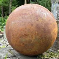 Стальная сфера — 3D КОРТЕН (518913) ∅ 1500 мм. Темрюк
