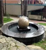 Сфера гранит фонтан 3D шар (518901) ∅ 750 мм. Темрюк