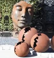 Кортен 3 шара — парк декор (518952) ∅ 950 750 450 мм. Темрюк