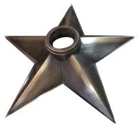 Звезда ø 1100 мм. бронза (197207) поставка комплект горелка ГВД 379 10 89 00 ПС вечный огонь пустотелая  в Темрюке