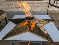 Звезда вечный огонь (514264) производство комплект горелка ГВД 379 10 89 00 ПС ø 1500 мм. пустотелая  в Темрюке