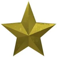 Звезда накладка на памятник литая латунь в Темрюке (518483)