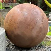 Шар металлический кортен (518919) ∅ 800 мм. Темрюк
