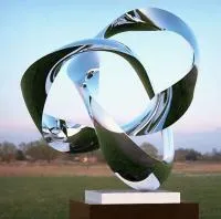 Кольца из нержавеющей стали скульптура (518288) производство арт-объект  в Темрюке