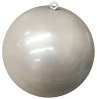 Новогодний шар белый (518857) ∅ 250 мм. Темрюк 