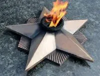 Вечный огонь СССР литая бронза патина в Темрюке (518554)