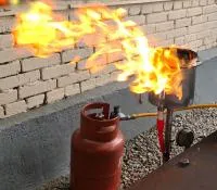 Газовая горелка электро розжиг (514267) монтаж вечный огонь ø 154 мм. ветроустойчивая  в Темрюке
