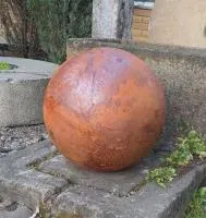 Сфера 3D парк КОРТЕН сталь (518912) ∅ 500 мм. Темрюк