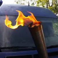 Факел сценический левкой (197153) сертификат жидкость факелы ø 135 мм. ветроустойчивая  в Темрюке